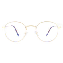 Montana Reading Glasses HBLF54-A Gold Blue Light Block +1.50