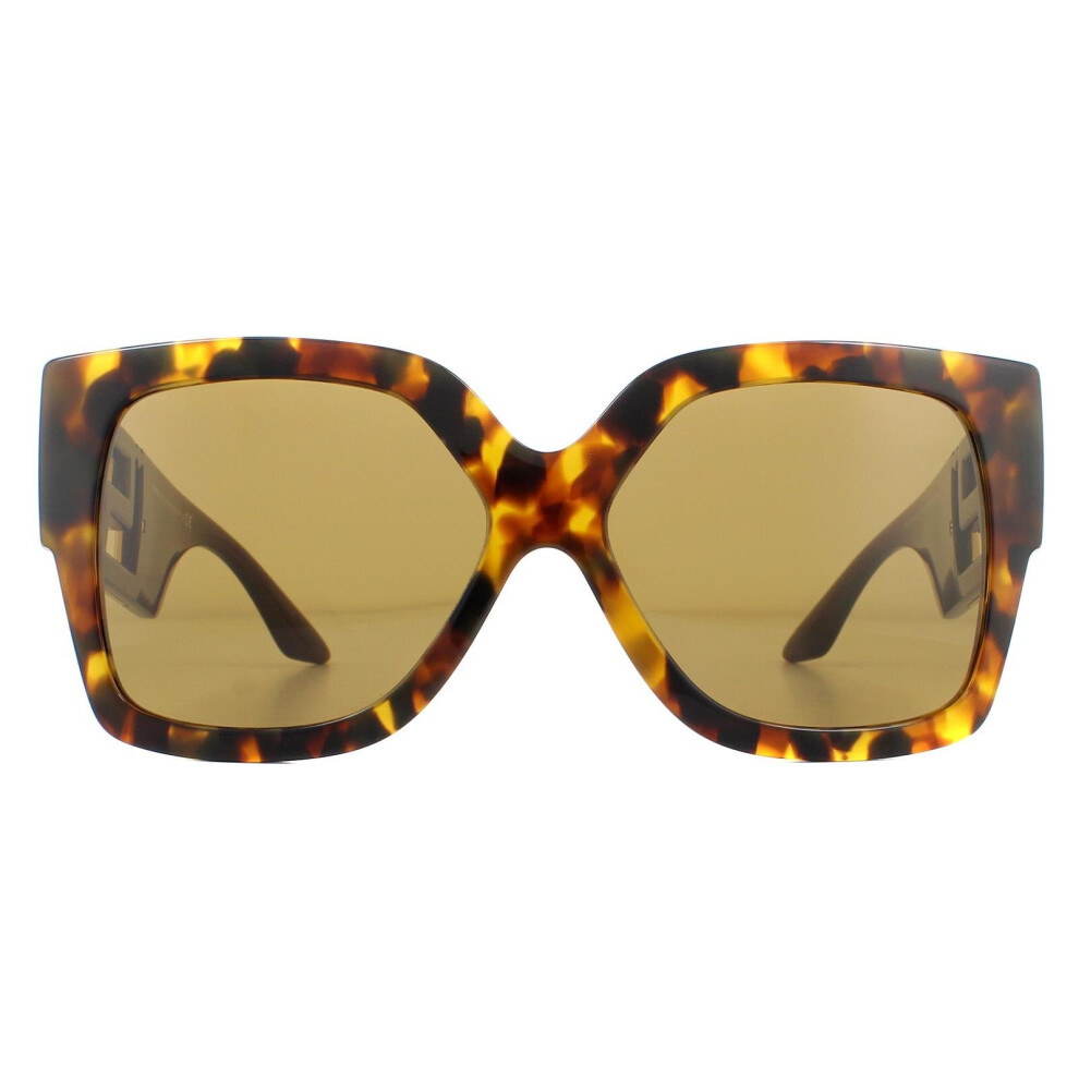 Square Havana Bronze Sunglasses