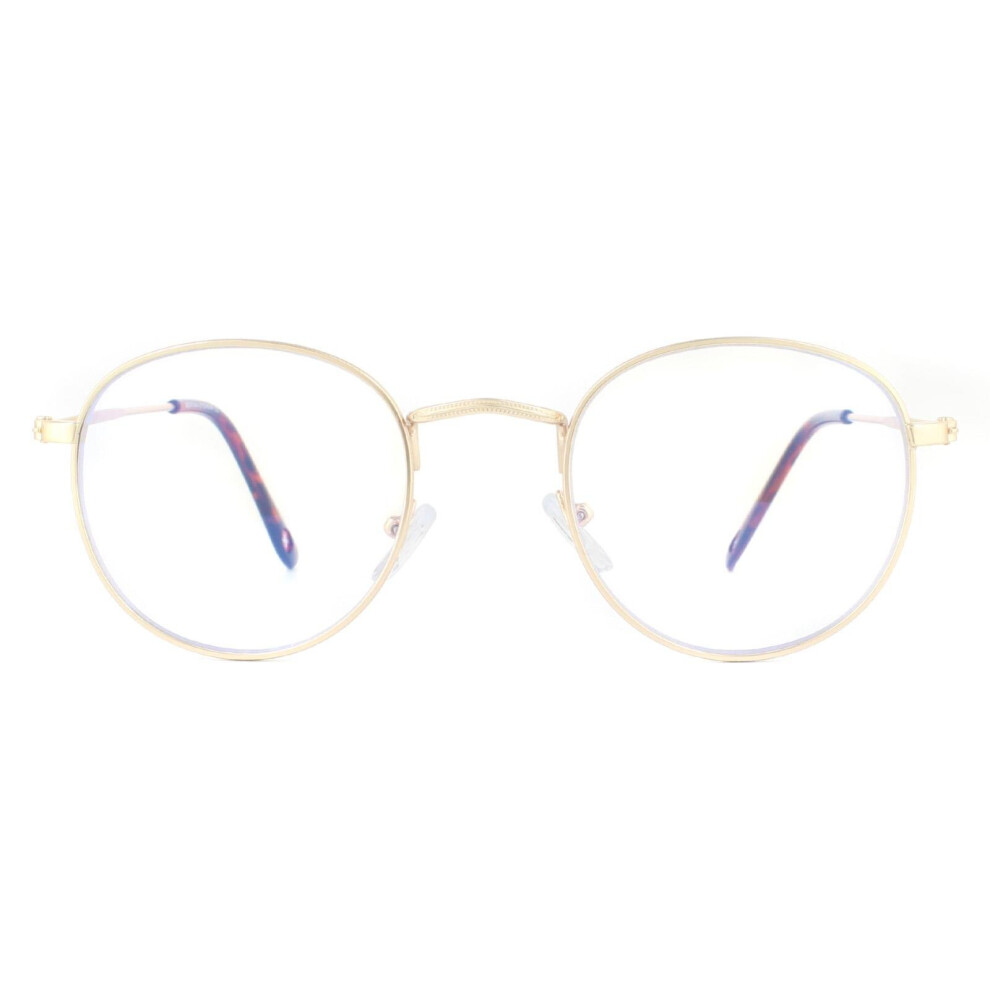 Montana Gold/Blue/Light Reading Glasses Hblf54-A Block 0.00