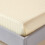 Homescapes (Double, Pastel Yellow) Egyptian Cotton Flat Sheet Single 330 Thread Count Satin Stripe 2