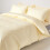 Homescapes (Single, Pastel Yellow) Egyptian Cotton Flat Sheet Single 330 Thread Count Satin Stripe 3
