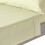 Homescapes (Single, Sage Green) Egyptian Cotton Flat Sheet Single 330 Thread Count Satin Stripe 1