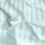 Homescapes (King, Blue) Egyptian Cotton Flat Sheet Single 330 Thread Count Satin Stripe 4