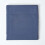 Homescapes (Single, Navy) Luxury Soft Linen Flat Sheet Plain Textured 100% Cotton Blend 2