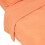 Homescapes (Super-King, Orange) Luxury Soft Linen Flat Sheet Plain Textured 100% Cotton Blend 1