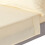 Homescapes (Single, Pastel Yellow) Egyptian Cotton Flat Sheet Single 330 Thread Count Satin Stripe 1