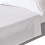 Homescapes (Double, White) Egyptian Cotton Flat Sheet Single 330 Thread Count Satin Stripe 1