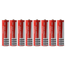 8pcs 3.7V 18650 Li-ion Rechargeable Battery 4800mAh Red for Flashlight
