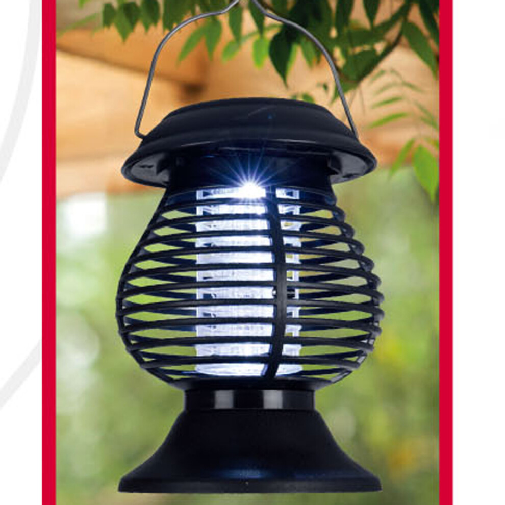 2in1 UV & LED Solar Electric Mosquito/Insect Killer Lamp| Camping Indoor/Outdoor