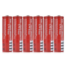 6Pcs Genuine 18650 3.7V 6800mAh Red Rechargeable Li-ion Battery Batteries