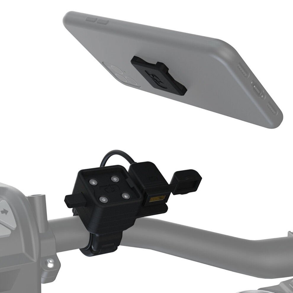 Oxford Cliqr Usb Handlebar Mount Motorcycle Bike 5030009148668