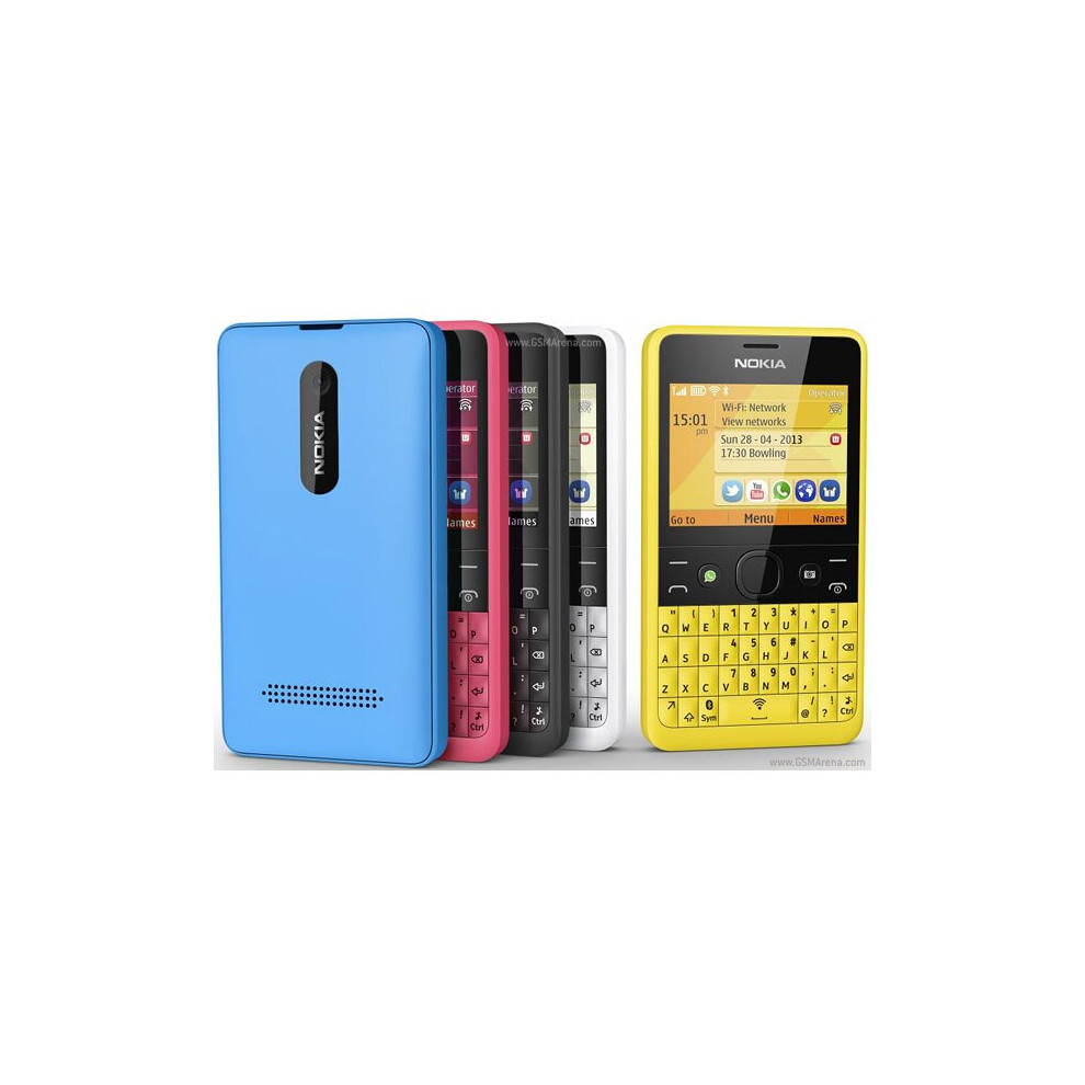 (Black) Nokia Asha 210 Single SIM | 64MB | 32MB