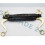 (Gold) Horse Dragon Style Hackamore Shanks with Leather 2