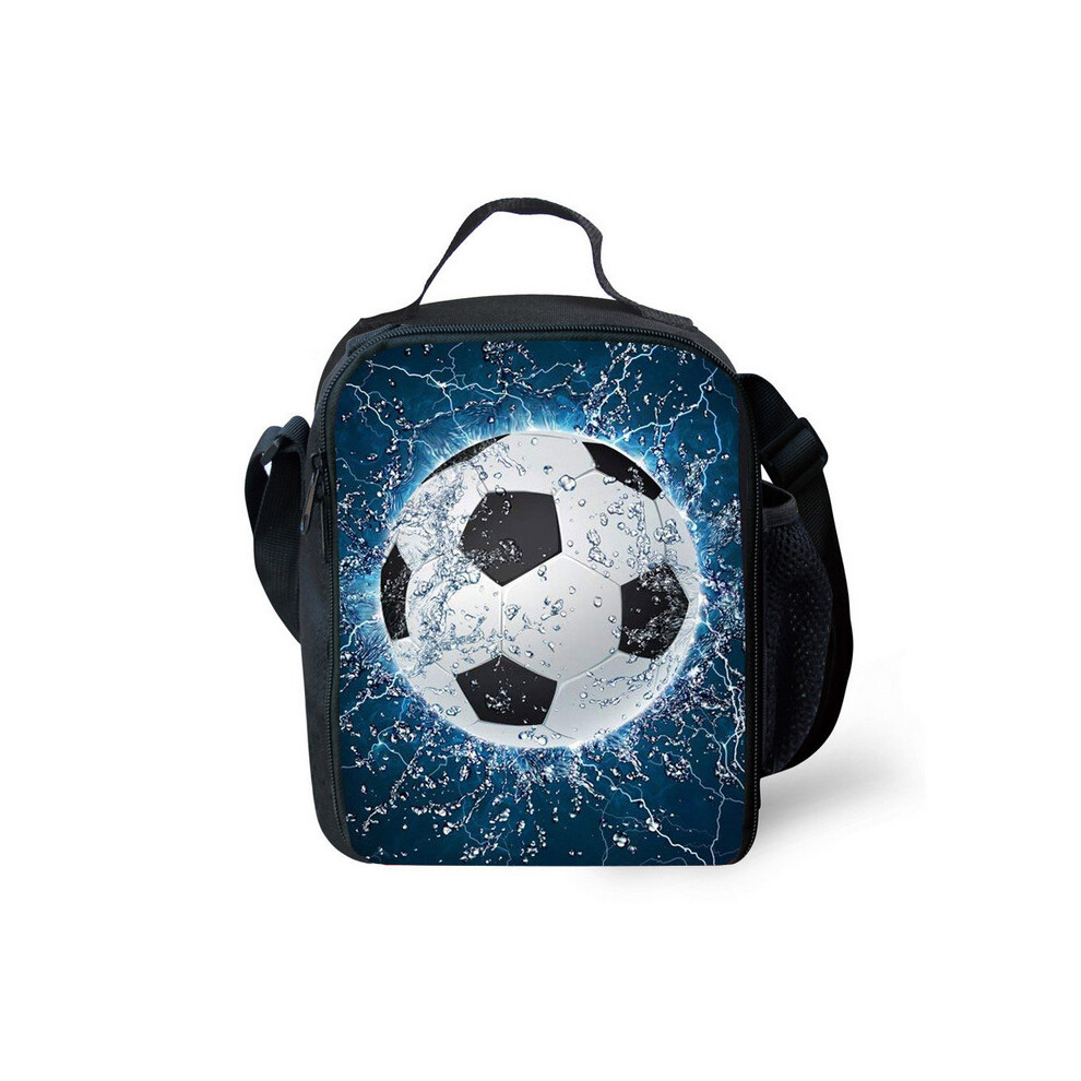 (10) Football Lunch Bag Thermal Insulated Cooler School