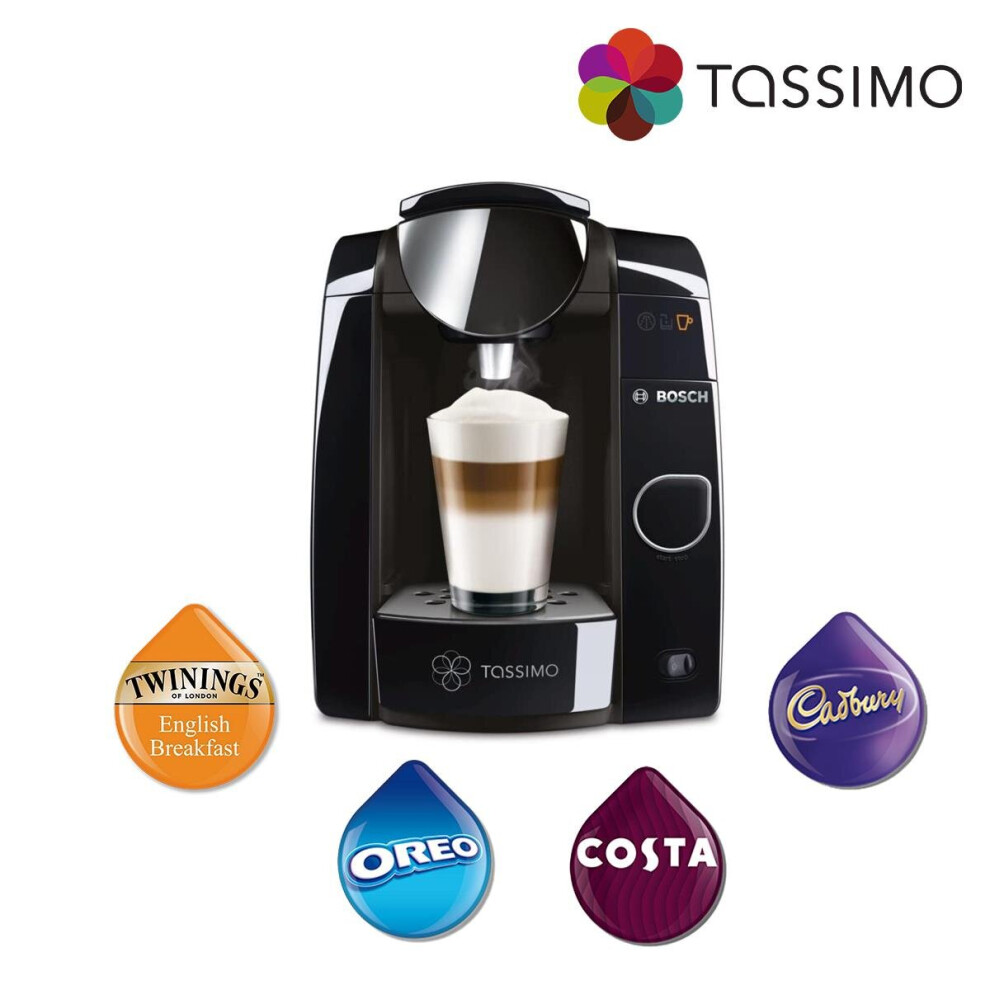 Tassimo Joy Costa Coffee Hot Drinks Machine 1.4L 1300W Black TAS4502NGB Bosch