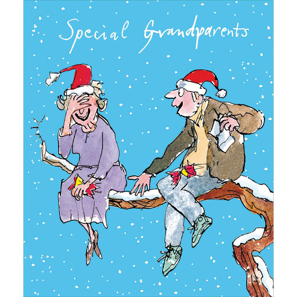 Woodmansterne Special Grandparents Quentin Blake Christmas Greeting Card Art Xmas Cards