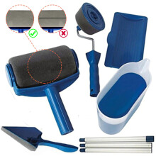 Pincel decorativo multifuncional para pared Seamless 8 PC