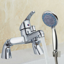 Bathroom Chrome Sink Bath Filler Tap Shower Mixer Taps with Hand Held