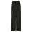 (Black, L) Women's high-waisted wide-leg casual corduroy pants 1