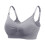 (Gray, L) Seamless gather underwear maternity nursing bra 1