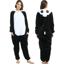 (Panda, M) Unisex adult animal one-piece leisure wear pajamas