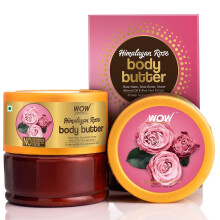 WOW Skin Science Himalayan Rose Body Butter for All Skin type - No Parabens, Silicones, Mineral Oil and Color, 200 ml