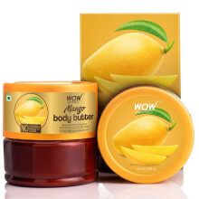 WOW Skin Science Mango Body Butter for all skin types - No Parabens, Silicones, Mineral Oil & Color, 200 ml