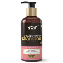 WOW Frizz Defy Luster No Parabens, Sulphate & Silicone Shampoo, 300mL