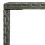 VidaXL vidaXL Garten-Bartisch Grau 70x70x110 cm Poly Rattan und Glas 4