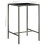 VidaXL vidaXL Garten-Bartisch Grau 70x70x110 cm Poly Rattan und Glas 6