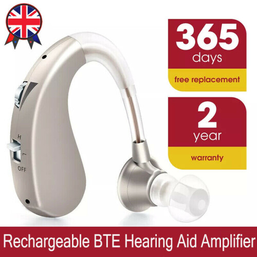 Rechargeable Digital BTE Hearing Aid Adjustable Voice Amplifier 1