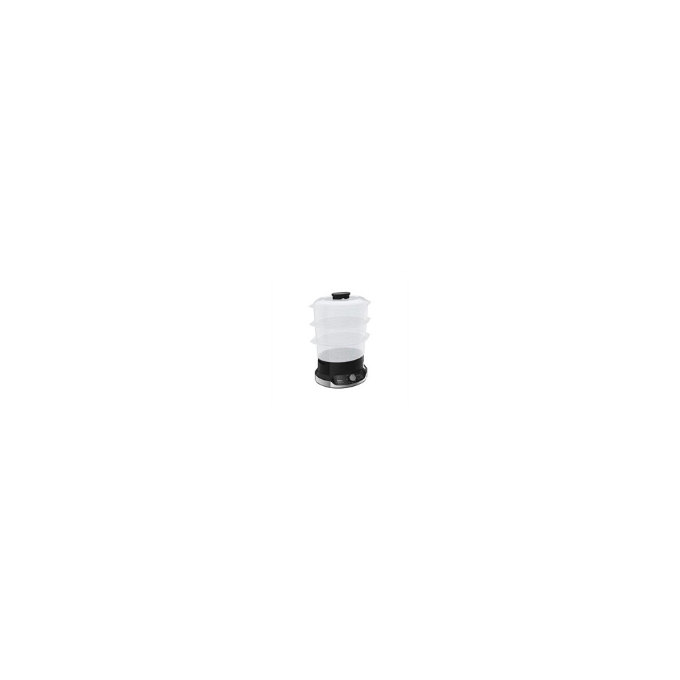 Tefal Ultra Compact Steam Cooker 3 Bowl Food Steamer 800W - Black