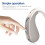 Rechargeable Digital BTE Hearing Aid Adjustable Voice Amplifier 7
