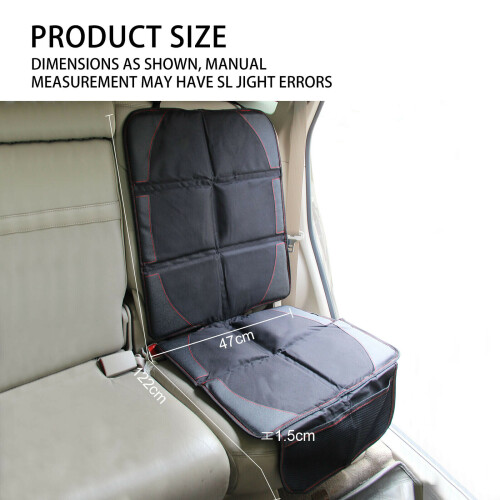 Car Seat Back Waterproof Protector Kids Bottle Kick Mat Tidy Mat Storage 2