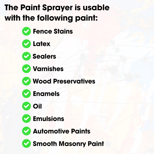 Terratek Electric Hand Held Paint Sprayer Spray Paint Gun on OnBuy