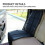 Car Seat Back Waterproof Protector Kids Bottle Kick Mat Tidy Mat Storage 4