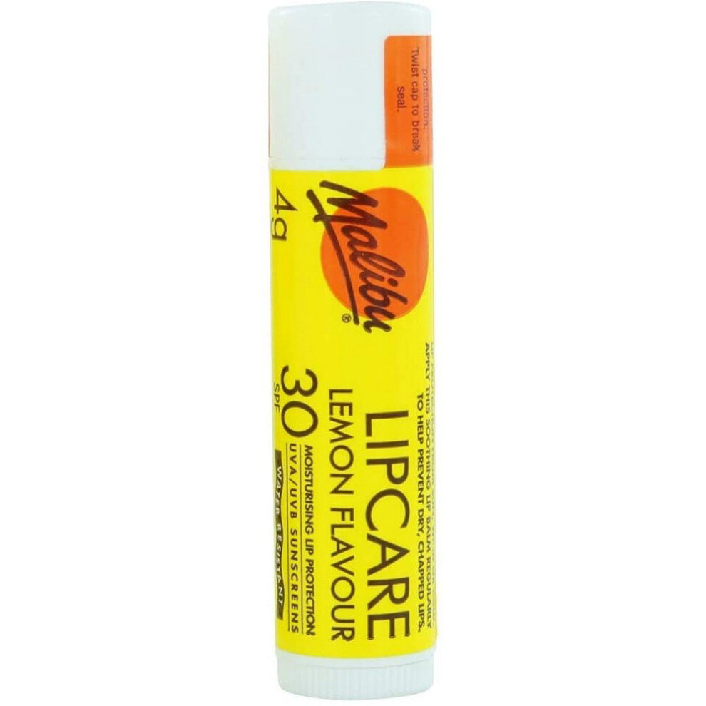 Malibu Sun Stick Lip Balm SPF 30 Lemon Flavour