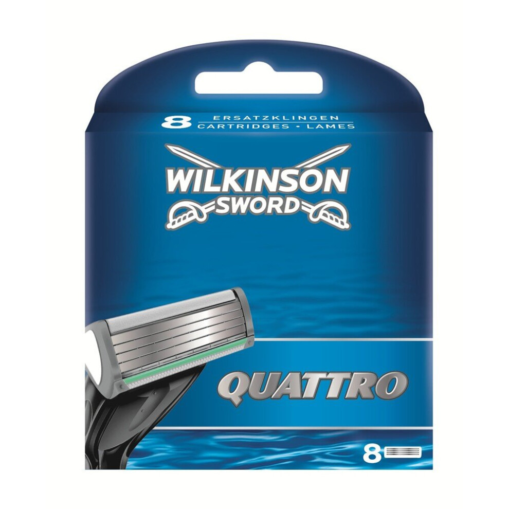 WILKINSON SWORD QUATTRO BLADES - 8 PACK