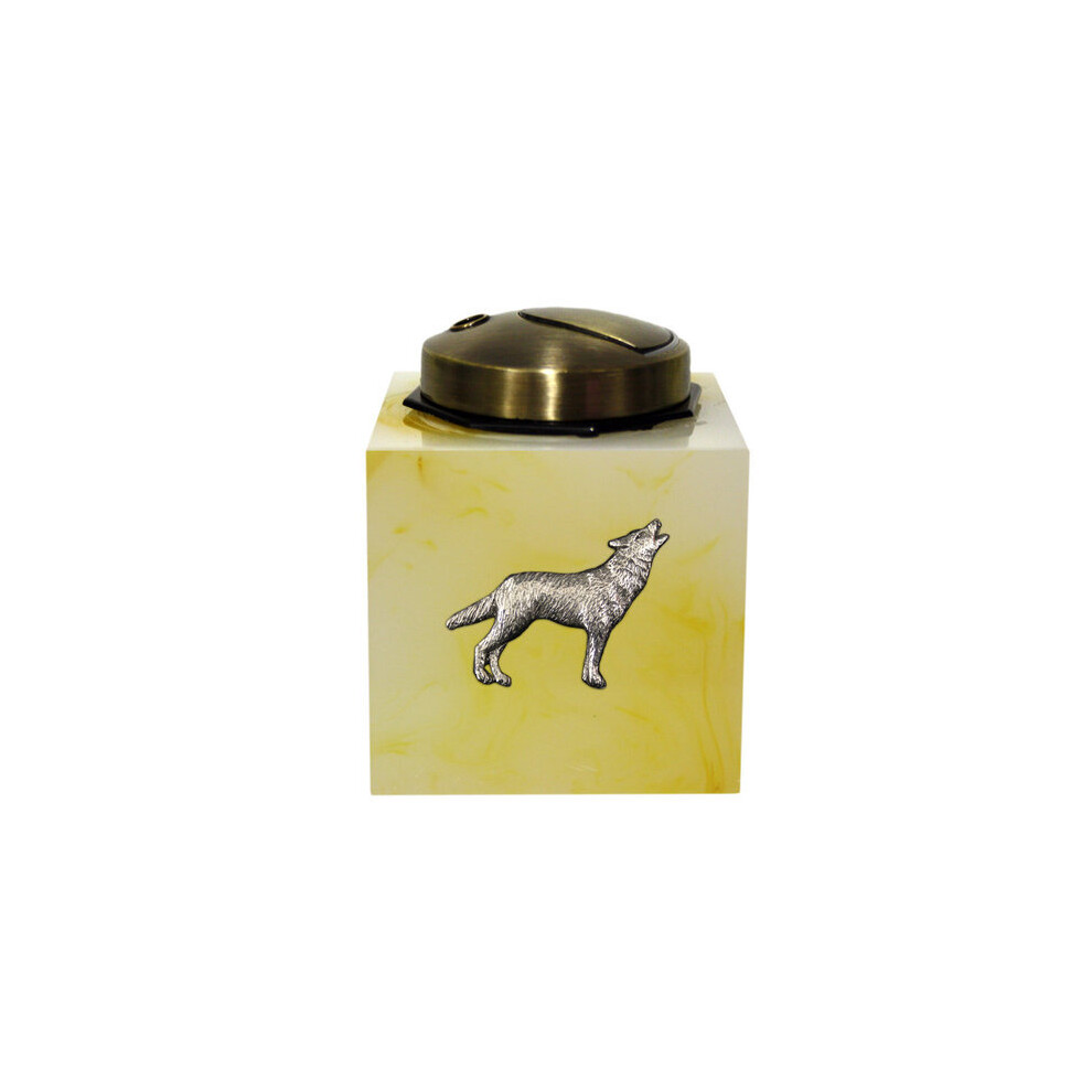 Knight Howling Wolf Table Lighter