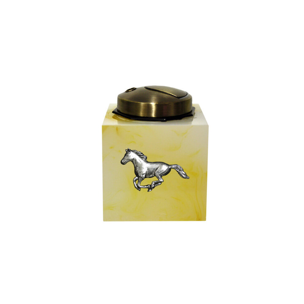 Knight Galloping Horse Table Lighter