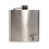 6oz stainless steel stag head hip flask 1