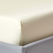 (Super-King, Cream) 1000 Thread Count Egyptian Cotton Extra Deep Fitted Sheet (18") with Fully Elasticated Skirt