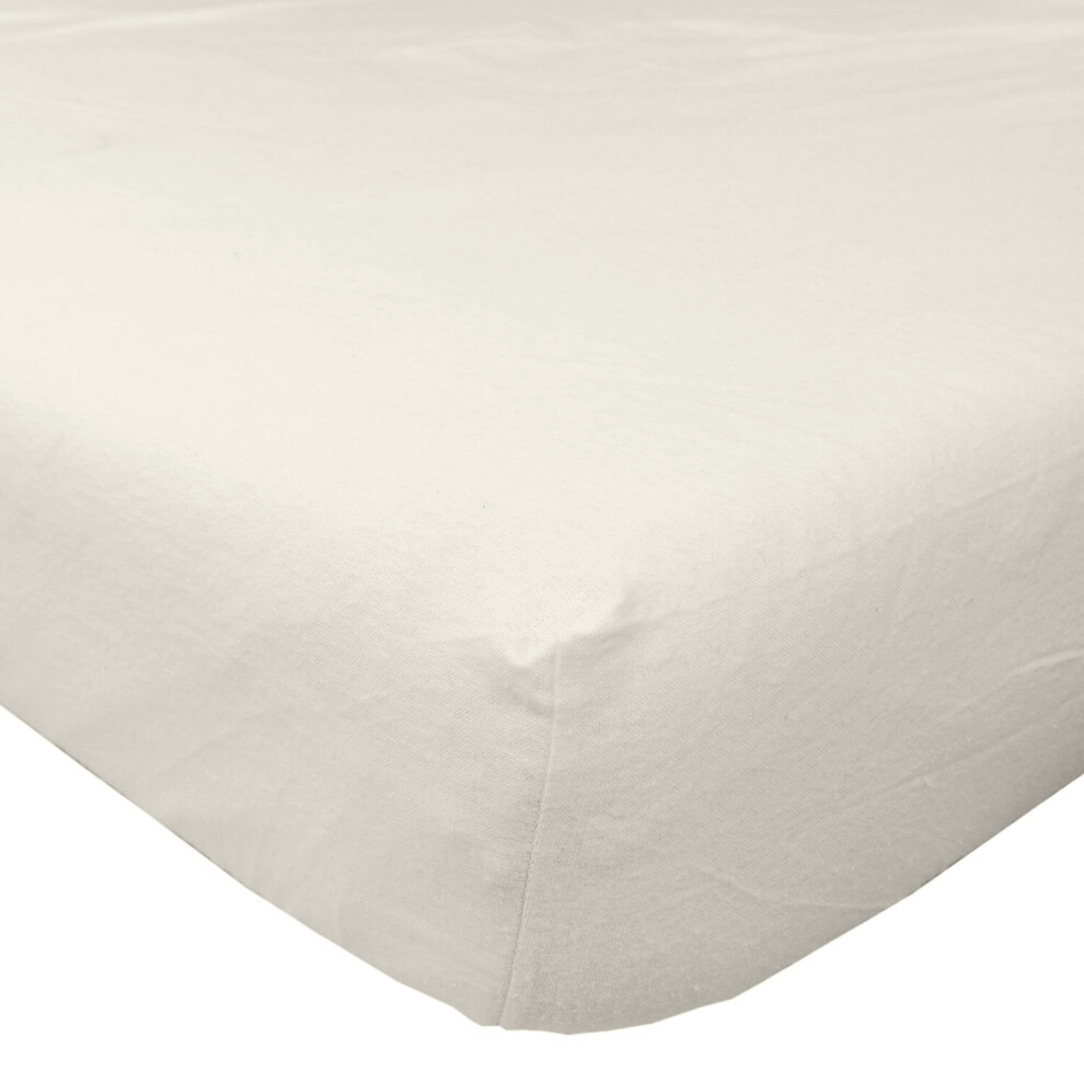 Brushed Cotton Fitted Sheet 100% Cotton Luxury Flannelette