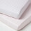 Homescapes (60 x 120 cm, Pink) Cot Fitted Sheets Pack Egyptian Cotton with Fully Elasticated Skirt 330 Thread Count 1