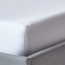 (Super King, White) Organic Cotton Extra Deep Fitted Sheet (18") 400 Thread Count with Fully Elasticated Skirt