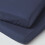 Homescapes (60 x 120 cm, Navy) Cot Fitted Sheets 2 Pack Egyptian Cotton with Fully Elasticated Skirt 200 Thread Count 1