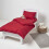 Homescapes (70 x 140 cm, Red) Cot Fitted Sheets 2 Pack Egyptian Cotton with Fully Elasticated Skirt 200 Thread Count 2