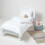 Homescapes (70 x 140 cm, White) Cot Fitted Sheets 2 Pack Egyptian Cotton with Fully Elasticated Skirt 200 Thread Count 2