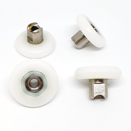 4 x Spare Shower Door Rollers/Runners / Guides/Wheels 23mm, 25mm or