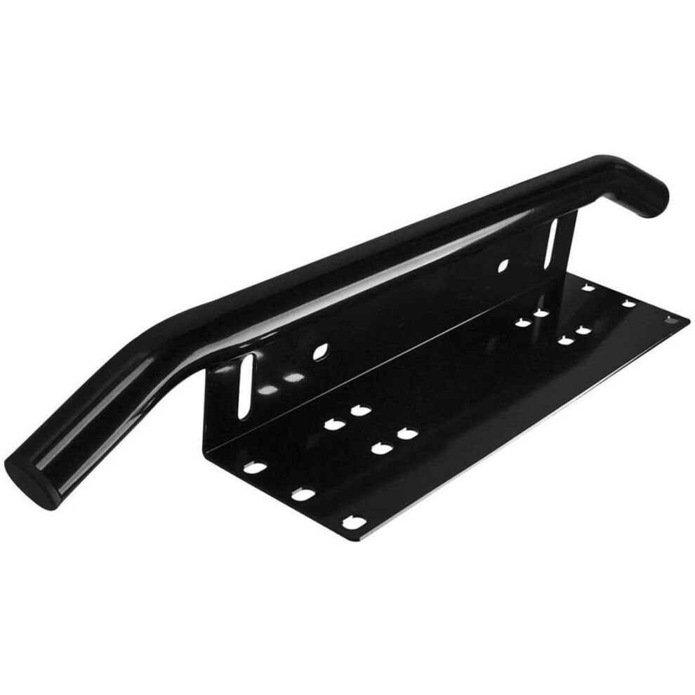 Universal Aluminum License Plate Bracket Mounting Bracket Bumper Holder Bracket For Cars, Off-Road, Tractors Black/Light 647297312951